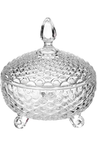 Generic Al Saif Gallery glass candy bar, 16 x 18.5 cm, cover - transparent