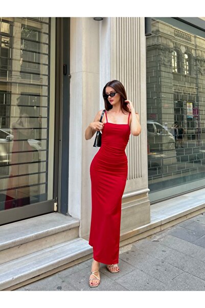 Babushka فستان ميدي بأشرطة