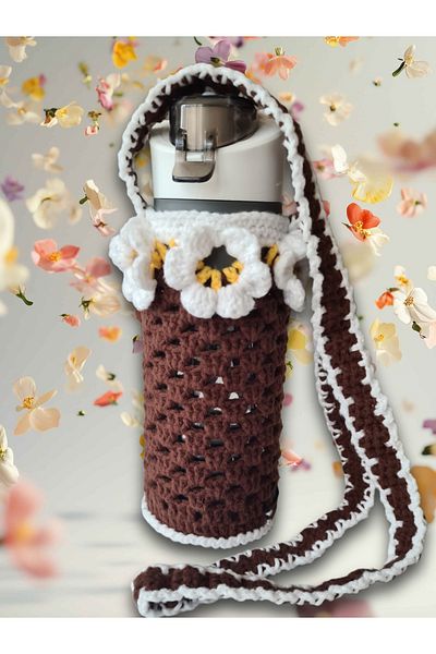 nazegram Knitted, Water Bottle, Flask Carrying Bag, Water Bottle Case