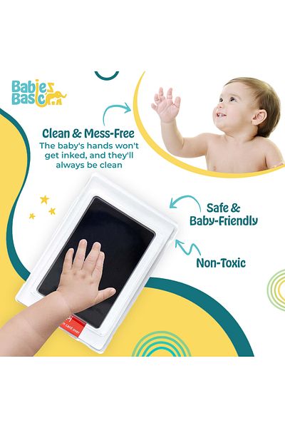 Babies Basic Clean Fingerprint with two imprint cards - Royal Blue
