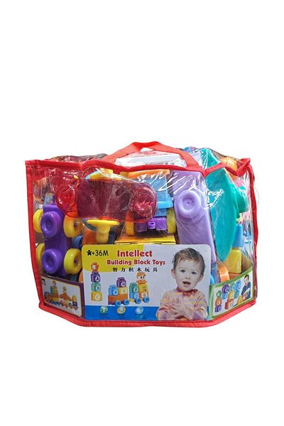 rexa 60pcs Children Infants DIY Plastic Educational Building Construction Block Toys