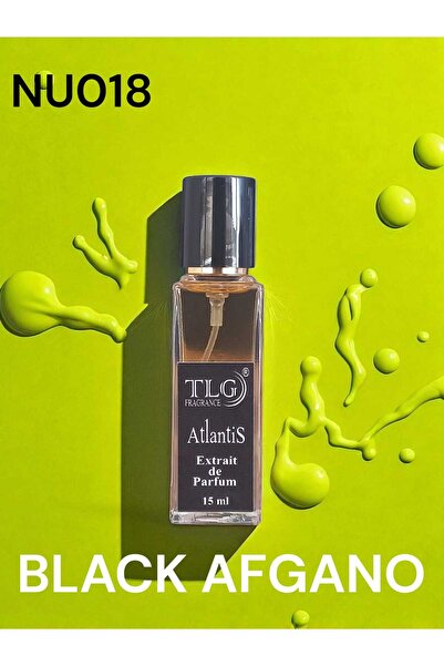 TLG TLGNU018e015 Black Afgano Niche Extrait Unisex Parfüm, 15 ml (Cep Boyu)