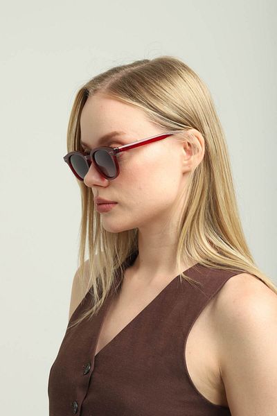 onetwothree One Two Three Polarized Sunglasses Red