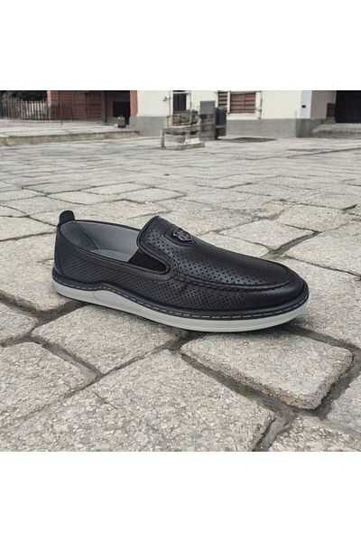 fikret bağcı Men's Genuine Leather Orthopedic Stylish and Comfortable Daily Shoes
