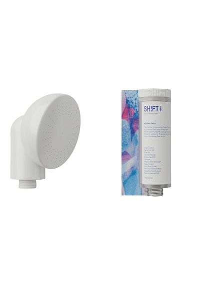 SHIFT Portable shower head with refreshing scent, effective filtration with shift filter, easy to install for a comfortable shower experience