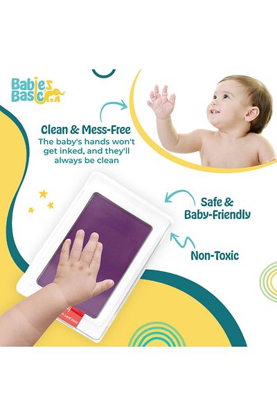 Babies Basic Clean Fingerprint with two imprint cards - Purple
