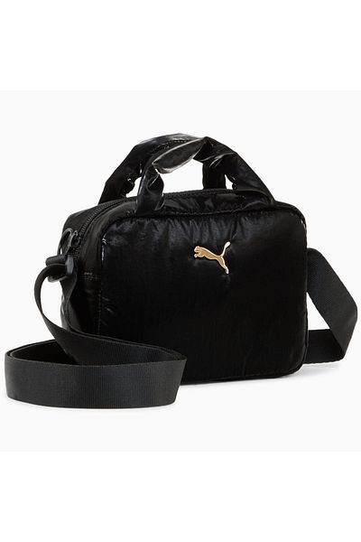 Puma Up γυναικεία μαύρη μίνι τσάντα ώμου (091292-04)