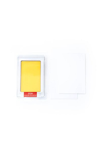 Babies Basic Clean Fingerprint with two imprint cards - Yellow