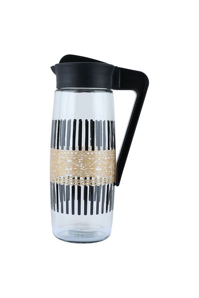 Alsaif Gallery Plastic Jug Alsaif Gallery, 1.6L - Transparent Black