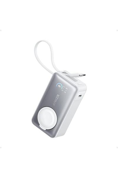 Anker MagGo Power Bank for Apple Watch, Officially Certified 10,000mAh Compact Portable Charger with