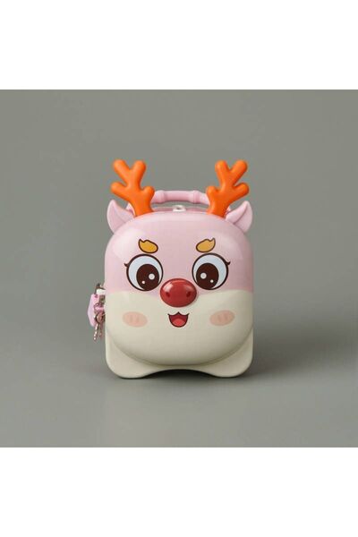 Genel Markalar Neşeli Geyik Metal Kumbara – Eğlenceli ve Dayanıklı Tasarruf K...