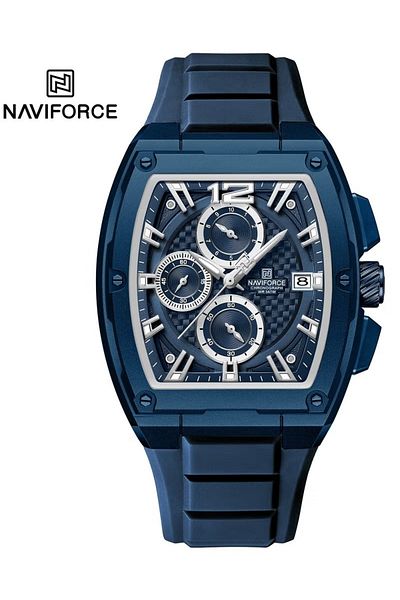 Naviforce Chronograph Sports Watch with Multi-Function Display Durable Strap Water Resistant Timepiece