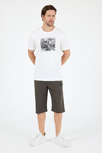 Rodi Men's 100% Cotton Crew Neck Short Sleeve Printed T-Shirt Comfortable and Stylish Casual Men's T-Shirt 0018