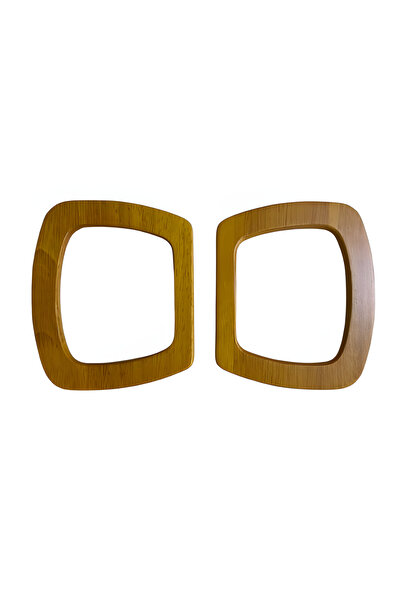 EleganTShoP Elegant Ahşap Çanta Sapı 11*13 cm AH1113