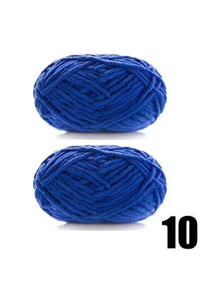 Choice قطعتان من خيوط المخمل السميكة، وزن كل قطعة 50 جرامًا، مصنوعة يدويًا، خ...