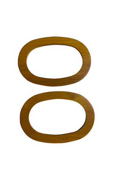 EleganTShoP Mâner elegant din lemn pentru geantă 11*16 cm AH1116