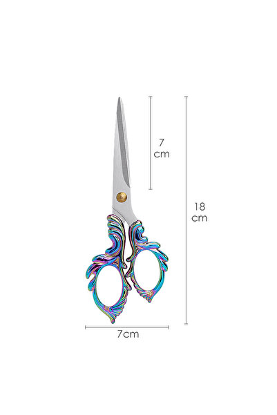Choice30 18X7cn- Color Professional Tailor Scissors Vintage Sewing Scissors S...