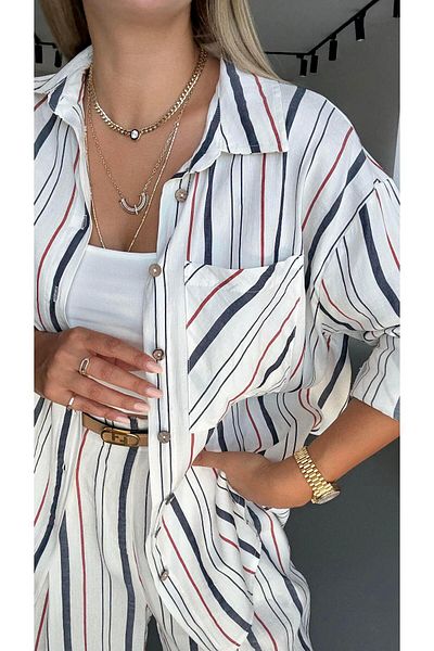 Sezgi Tekin Bf Linen Shirt
