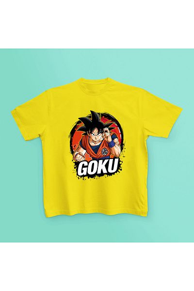 MAGORS Anime Goku Manga Printed Circle Neck Standard Fit Short Sleeve Youth and Children Tshirt