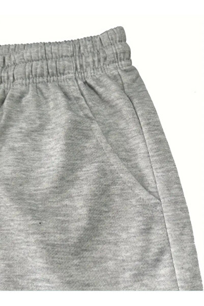 CANDERO Erkek Gri Şort Büyük Beden Battal Eşofman Altı Spor Rahat Giyim Kaliteli Şık Görünüm YUS