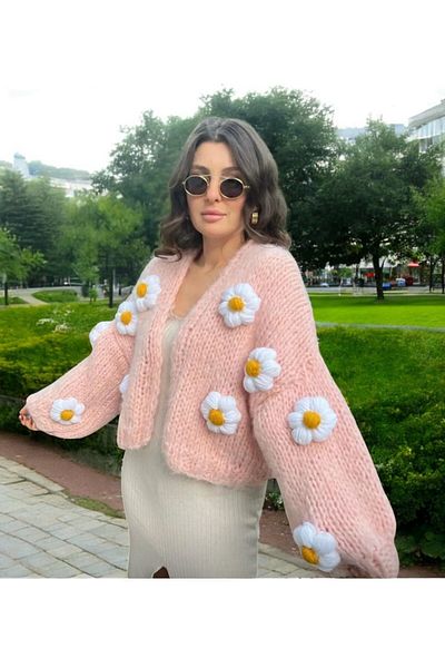 ZAHandmade Moher Cardigan Hand Knitted