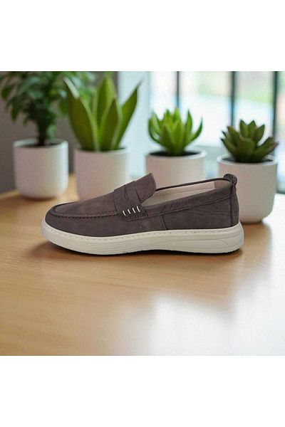 Paggi Men's Genuine Leather Poly Sole Lightweight Orthopedic and Comfortable Daily Shoes