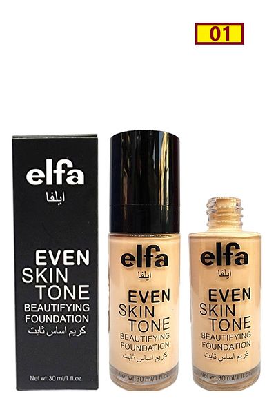 ELFA Long-lasting foundation that evens out skin tone, gives the skin a flawless, radiant finish. 30 ml, Separator 01