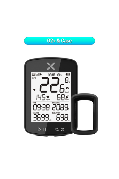 XOSS كمبيوتر الدراجة G2P Case G2 Plus اللاسلكي بنظام تحديد المواقع العالمي (G...