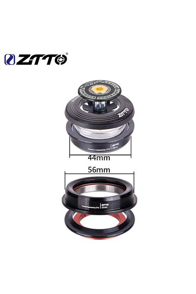 ZTTO ZS4456ST ZTTO Bicycle Headset 42mm 44mm 56mm ZS44 IS42 IS52 ZS56 1-1/8" 28.6mm Straight Cone Tube Fo