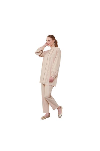 Levidor Crew Neck Airobin Fabric Double Suit