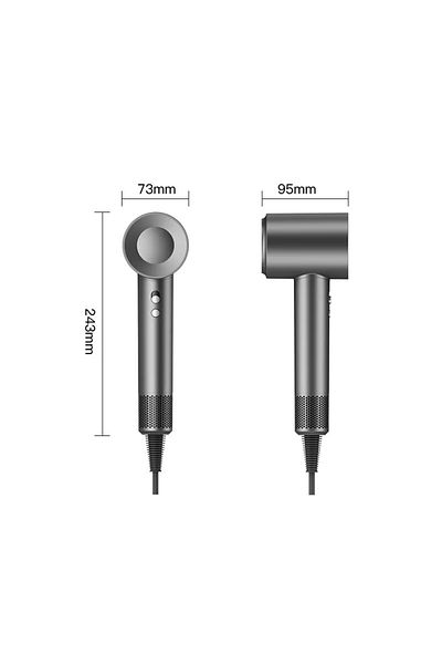 Biki Hair Dryer, High Speed, For Men & Women 3 Speed, 1600W