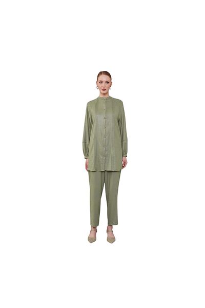 Levidor Crew Neck Airobin Fabric Double Suit