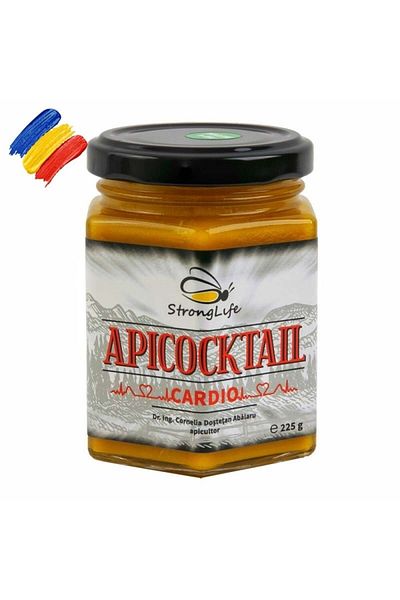 ApiCocktail ® Cardio - 225g cocktail apicol cu proprietati terapeutice cardio-vasculare