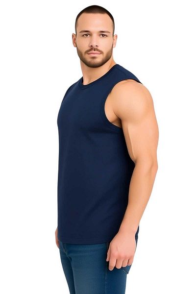 sngl Men's Oversize Zero Sleeve T-Shirt S-M-L-Xl-2Xl