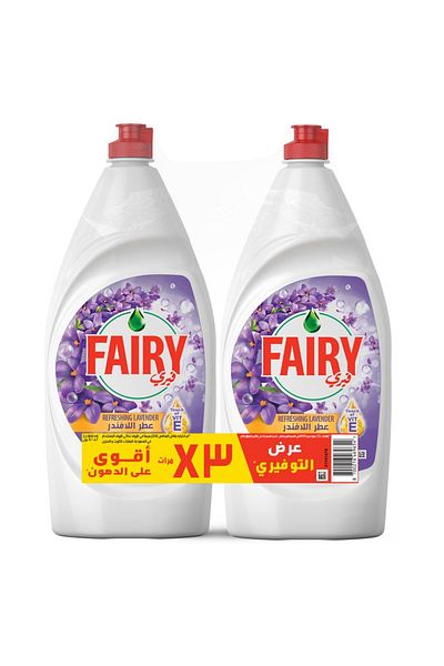Fairy DISHWASH LIQUID REFRESHING LAVENDER 2X800ML