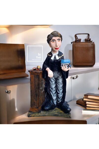 77 Avukat Temalı Dekoratif Obje – Hukuk Ofisi ve Büro Masaüstü İçin Anlamlı H...