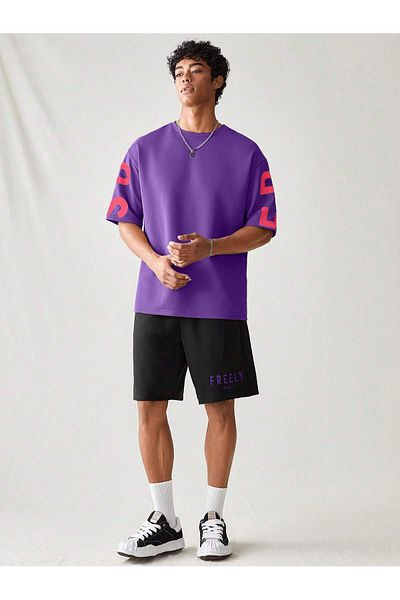 LUNAVISTA Printed Sleeveless Knitted Top and Shorts Set for Everyday Use