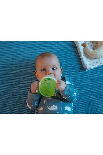 Diamond Mama Mam Educational Pink Baby Girl Sippy-Free Drinking Cup 150 ml 4+