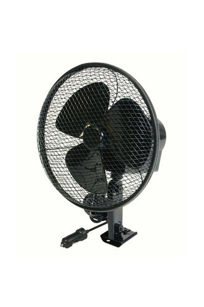 Lampa Jumbo Ø6” metal oscillating fan 12V