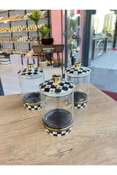 PONCİKPAZAR Leo Dama 3-Piece Tea Sugar Coffee Cup