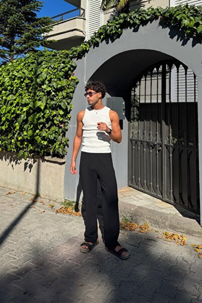 Flaw Wear Bel Lastikli Basic Triko Pantolon