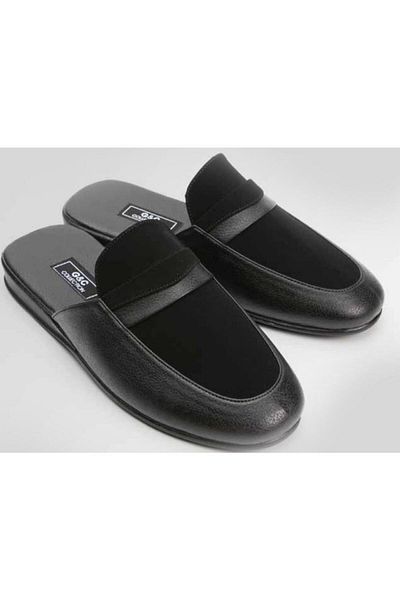 GC Ανδρικές παντόφλες γαμπρού με παράδοση G&C Şile Sole Nubuck Bow