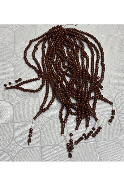 Muensu 10 bucăți de tesbih de 8 mm, 99 de piese, material pentru Hajj Umrah, tesbih pentru pellegrin, tesbih natural, set economic