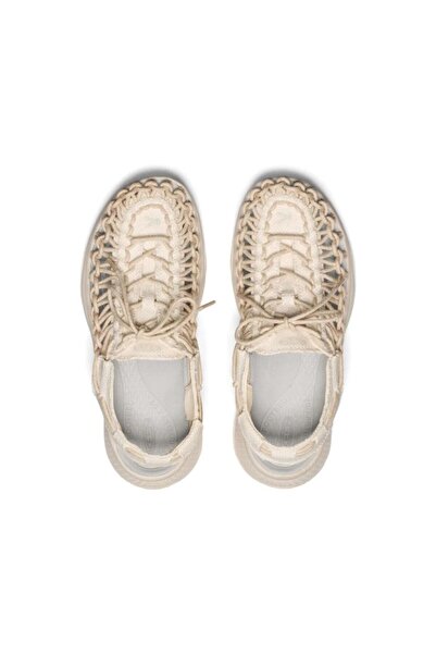 Keen Uneek Astoria Canvas Women's Sandals - Ecru