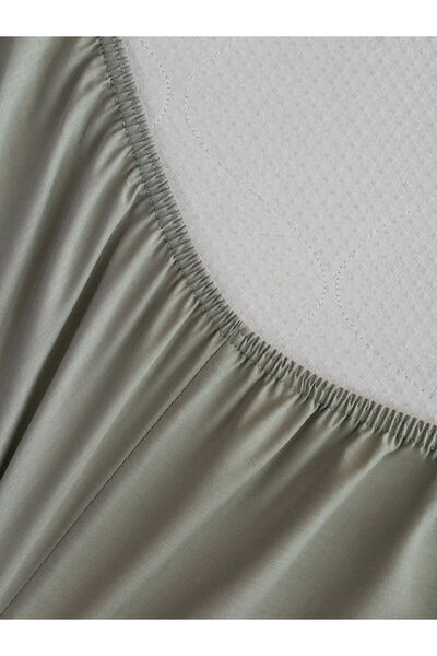 LC Waikiki Plain Cotton Elastic Double Bed Sheet 160X200X30 cm