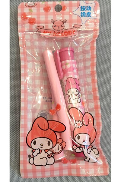 ada çanta kırtasiye My melody figürlü basmalı otomatik rulo silgi (2 adet yed...