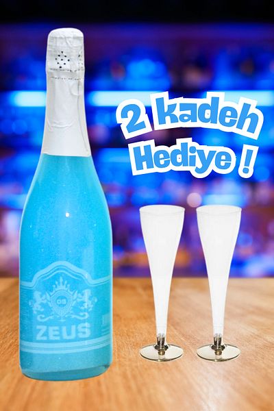 OS ZEUS Bride to Be Drink - Glittery Non-Alcoholic Champagne*