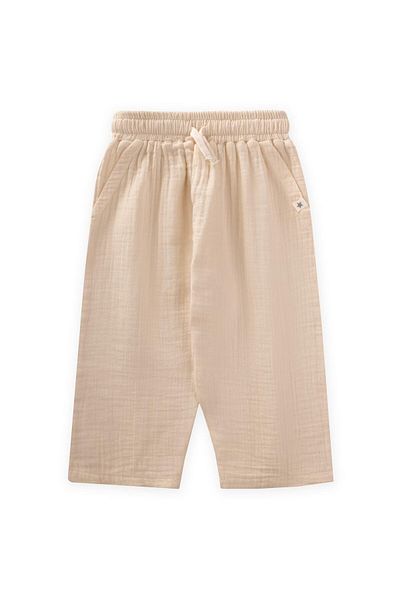 Cigit Muslin Trousers 1-7 Years Beige