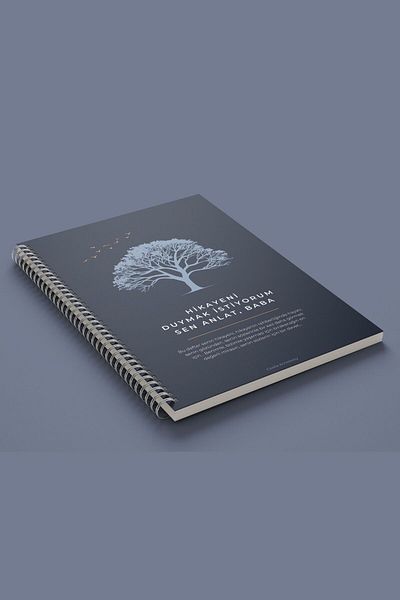 EcoNest Interactive Memory Book for Fathers Emotional Heritage Book I Want to Hear the Story You Tell Dad