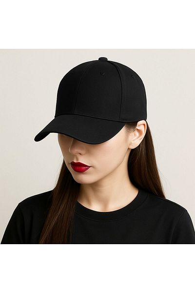 lewibafashion Black Plain Summer Combination Women's Premium Hat Cap